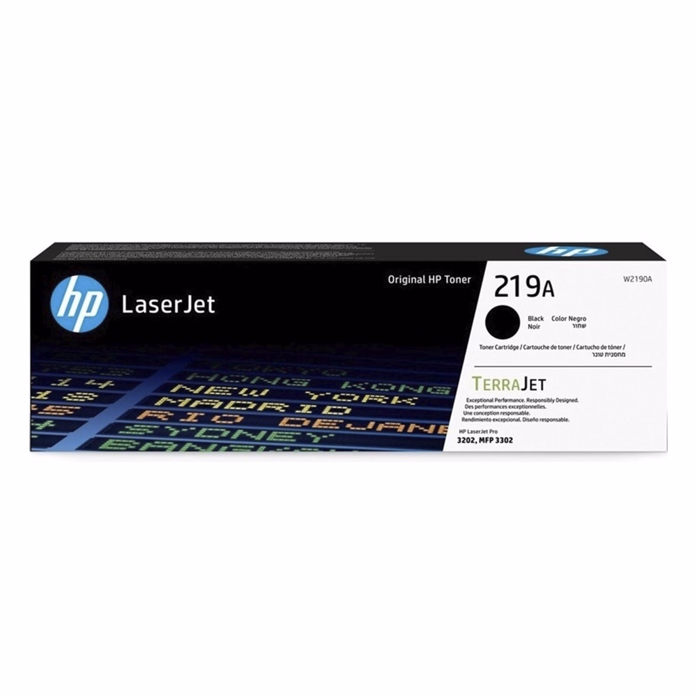 Toner HP 219A (W2190A) fekete 1,3K