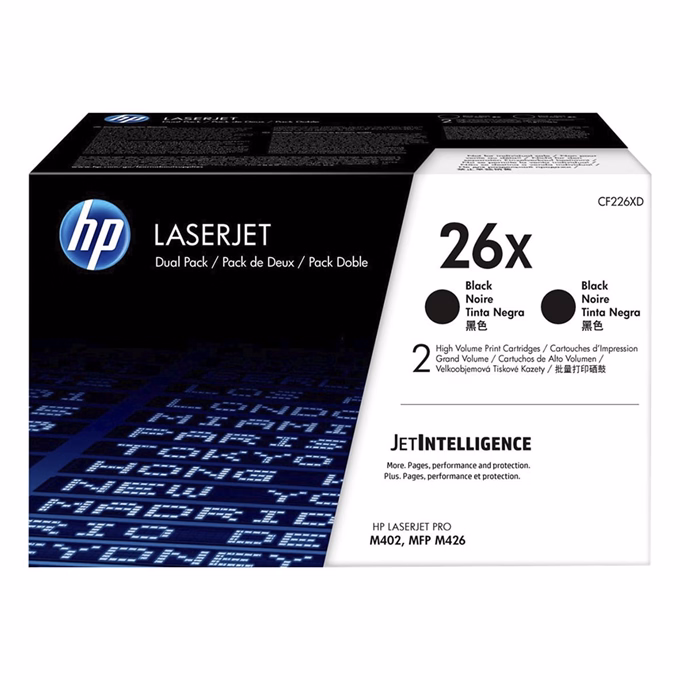 Toner HP CF226XD (26X) Duo fekete 9K