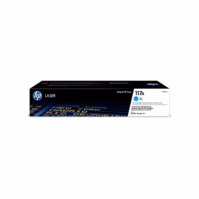 Toner HP W2071A (117A) kék 0,7K