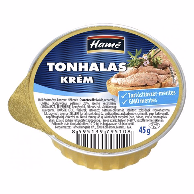 Tonhal pástétom HAMÉ 45 g