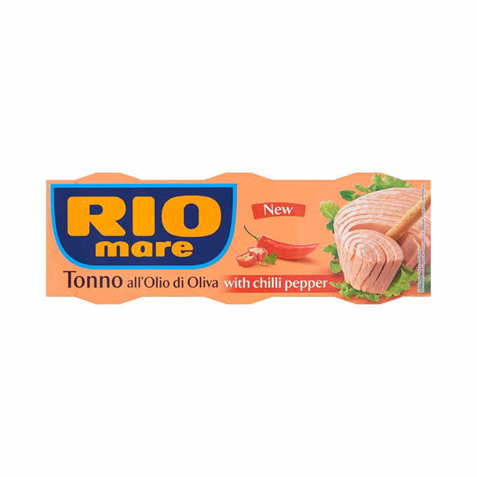 Tonhalkonzerv RIO MARE chili paprikával 3x65 g