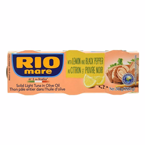 Tonhalkonzerv RIO MARE olívaolajban citrommal és borssal 3x65 g