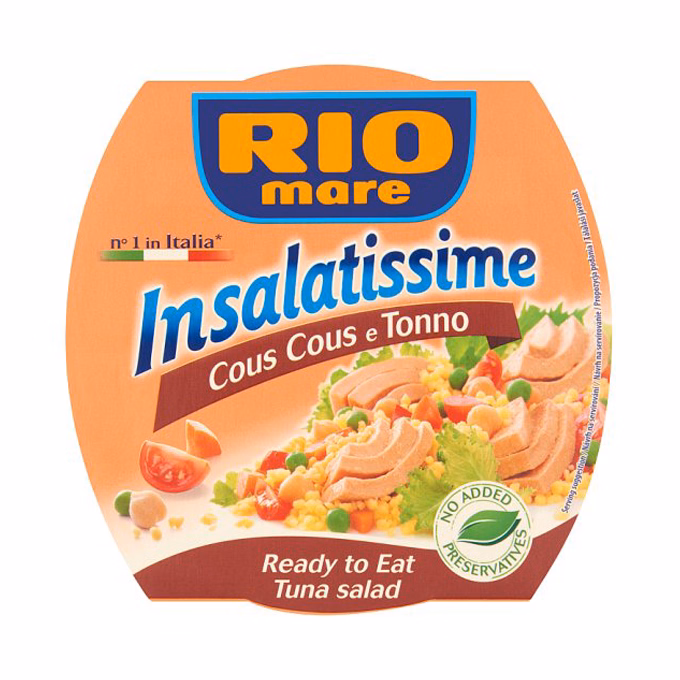 Tonhalsaláta RIO MARE Insalatissime kuszkuszos 160 g