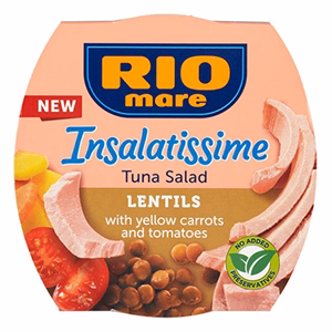 Tonhalsaláta RIO MARE Insalatissime lencsével 160 g