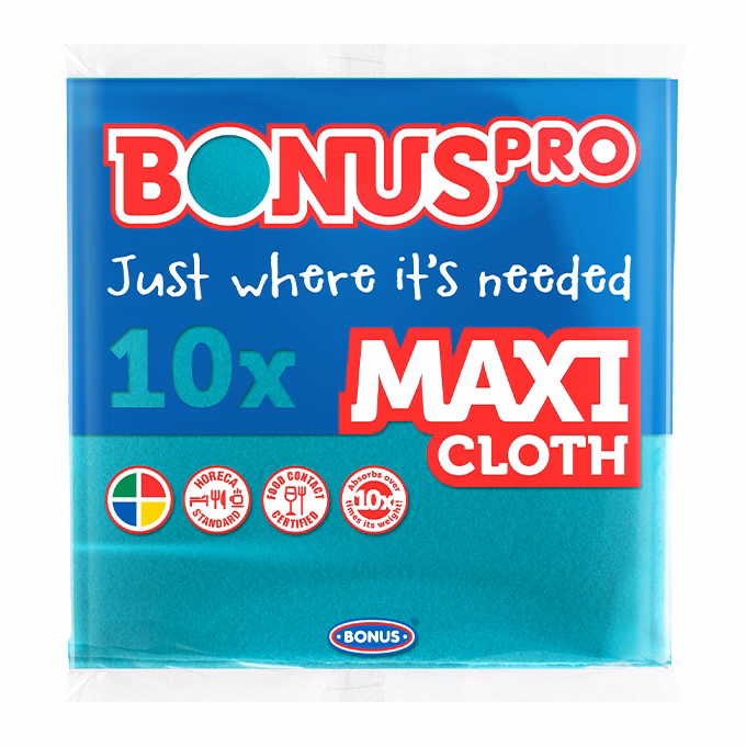 Törlőkendő általános BONUS maxi HoReCa HACCP zöld