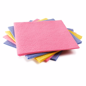 Törlőkendő általános BONUS vegyes színű 18x18cm 3 darabos