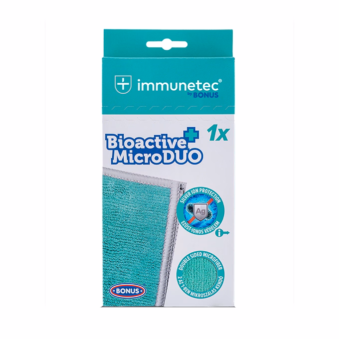 Törlőkendő mikroszálas BONUS Bioactive microDuo 35x35cm