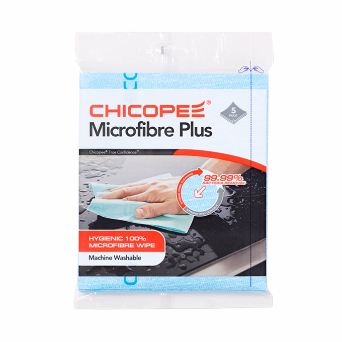 Törlőkendő mikroszálas CHICOPEE Mircofibre Plus mosható 34 x 40 cm kék 5 darabos Törlőkendő mikroszálas CHICOPEE Mircofibre Plus mosható 34 x 40 cm kék 5 darabos