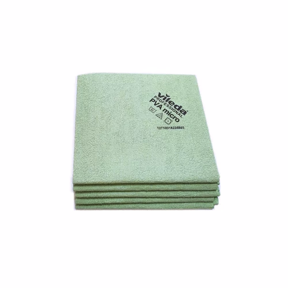 Törlőkendő mikroszálas VILEDA PVA 35X38 cm zöld 5db/csomag