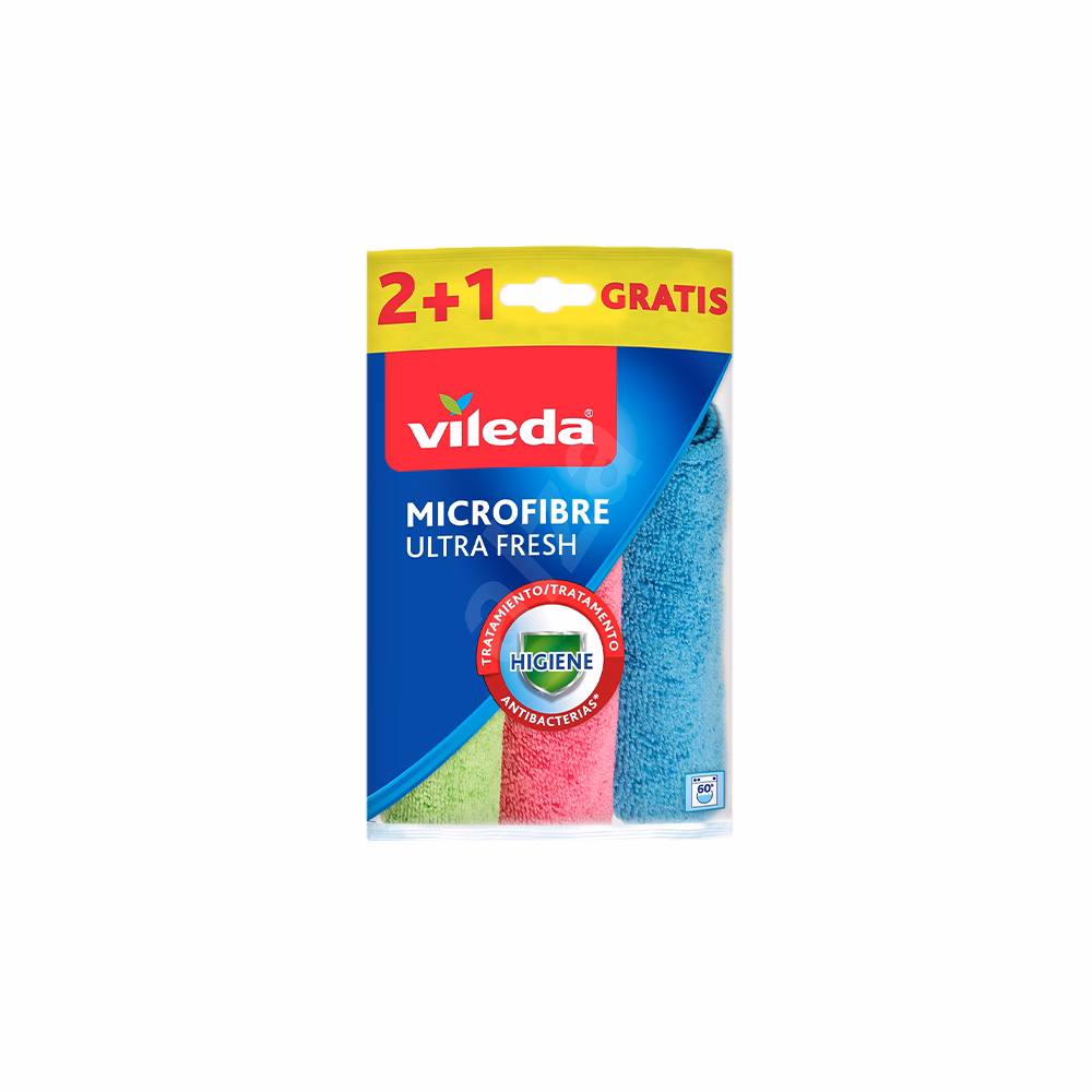 Törlőkendő mikroszálas VILEDA Ultrafresh 30x30 3 darabos