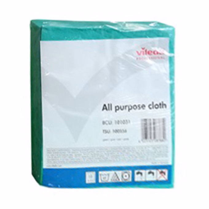 Törlőkendő univerzális VILEDA 38X40 cm zöld