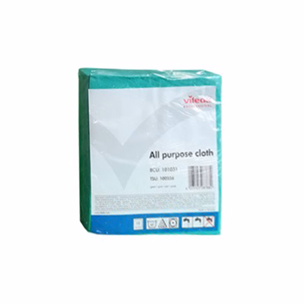 Törlőkendő univerzális VILEDA 38X40 cm zöld