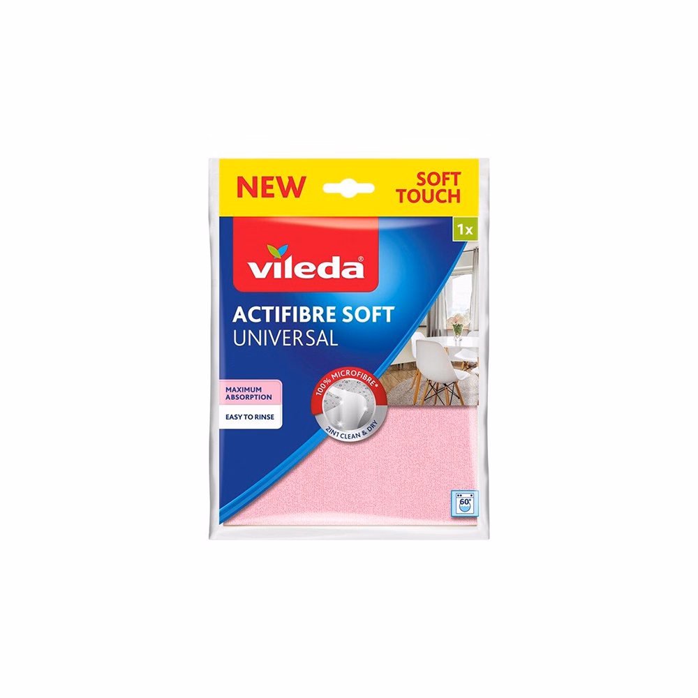 Törlőkendő univerzális VILEDA Actifibre 29x29 cm Törlőkendő univerzális VILEDA Actifibre 29x29 cm