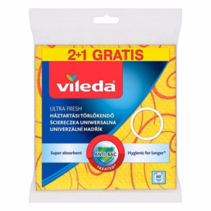 Törlőkendő univerzális VILEDA Ultra Fresh 2+1 darabos