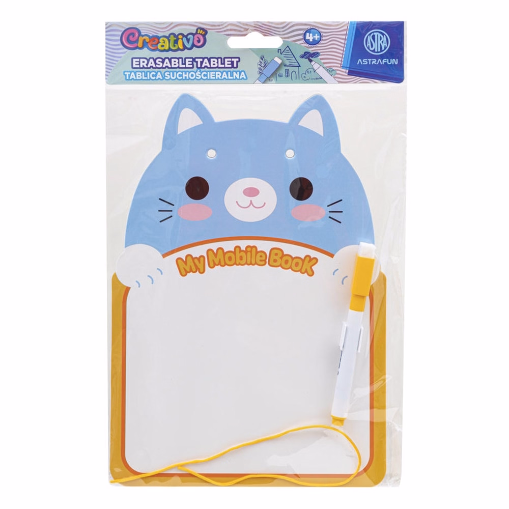 Törölhető tábla ASTRA FUN animals 245x165 mm