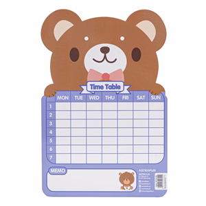 Törölhető tábla ASTRA FUN animals 245x165 mm