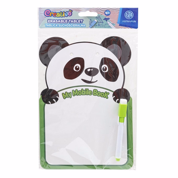 Törölhető tábla ASTRA FUN animals 245x165 mm