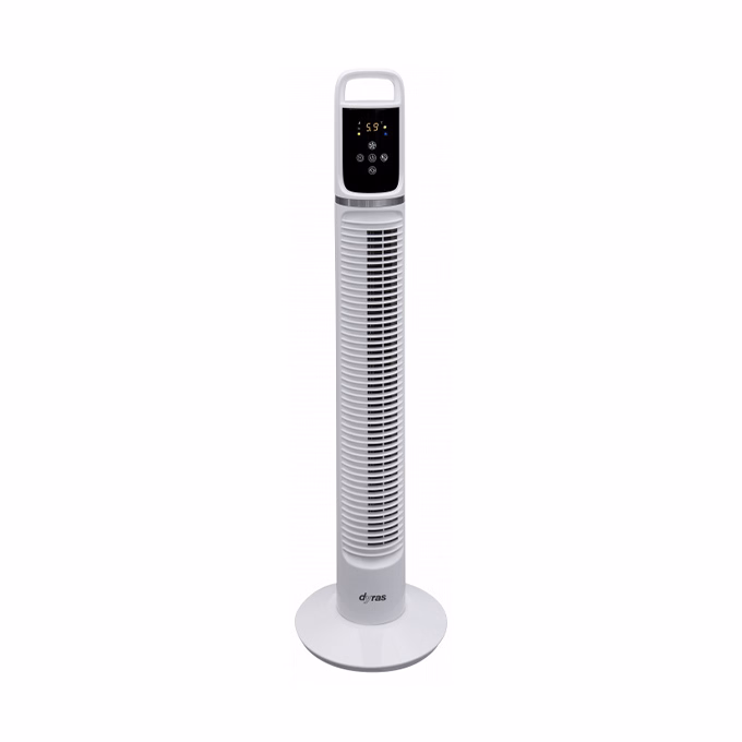 Toronyventilátor DYRAS TF-16WIFI 16W wifis távirányítóval fehér