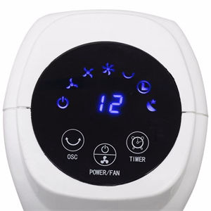 Toronyventilátor HOME TWFR78 távirányítóval fehér