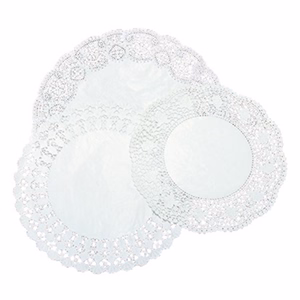 Tortacsipke kerek eldobható papír 280mm 100 darabos
