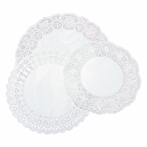 Tortacsipke kerek eldobható papír 320mm 100 darabos