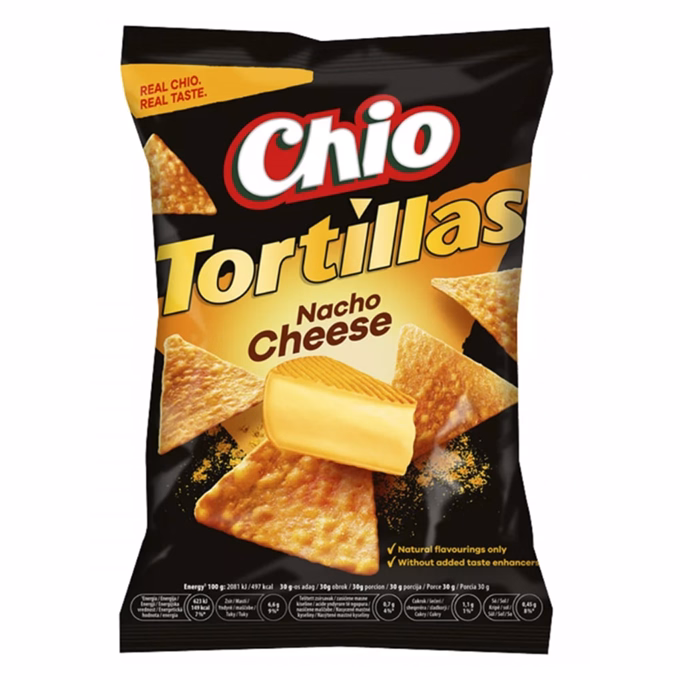Tortilla chips CHIO Nacho cheese 110 g