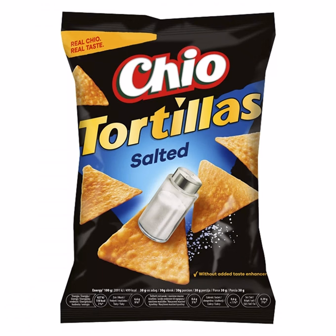 Tortilla chips CHIO sós 110 g
