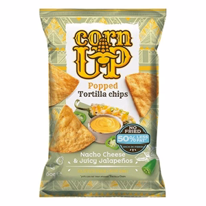 Tortilla chips CORN UP sajt és jalapeno 60 g Tortilla chips CORN UP sajt és jalapeno 60 g