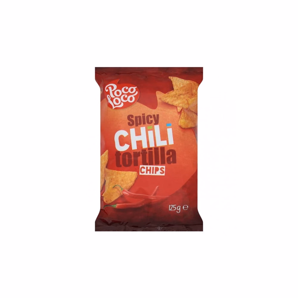 Tortilla chips POCO LOCO chilis 125 g