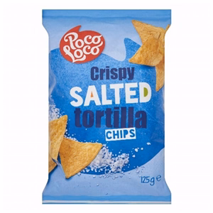Tortilla chips POCO LOCO sós 125 g