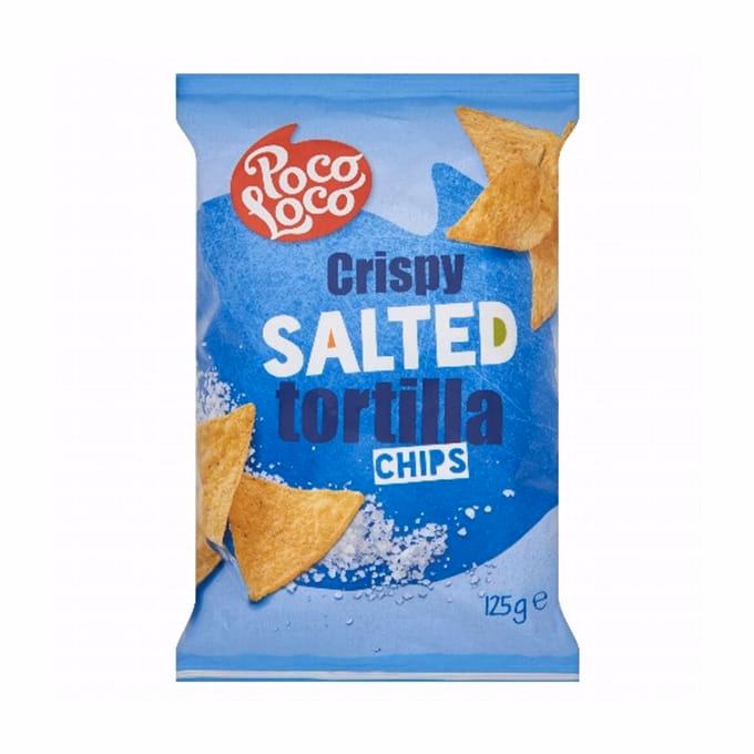 Tortilla chips POCO LOCO sós 125 g