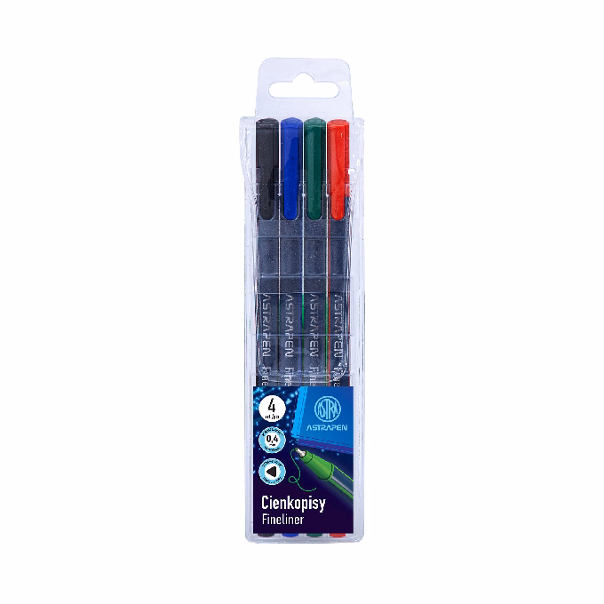 Tűfilc ASTRA PEN 0,4 mm 4 színű