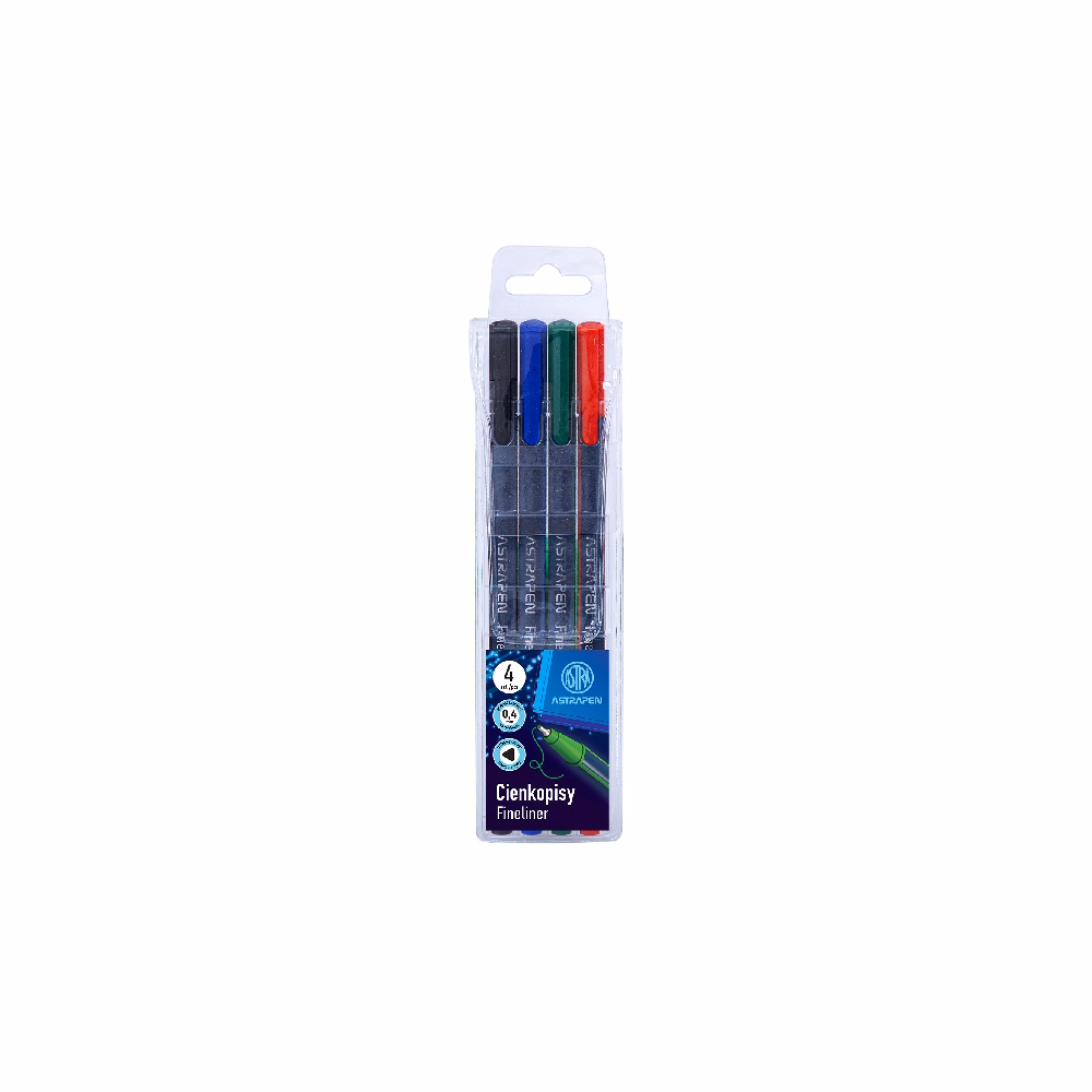 Tűfilc ASTRA PEN 0,4 mm 4 színű