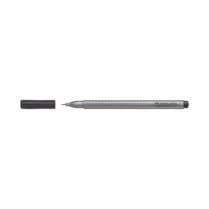 Tűfilc FABER-CASTELL Grip 0,4 mm fekete