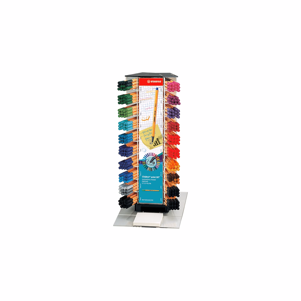 Tűfilc STABILO Point 88 240 darabos asztali display Tűfilc STABILO Point 88 240 darabos asztali display
