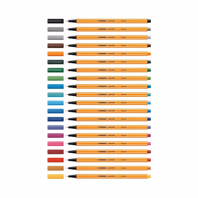 Tűfilc STABILO Point 88 Twin-pack 20 darabos