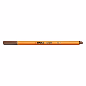 Tűfilc STABILO Point 88 barna