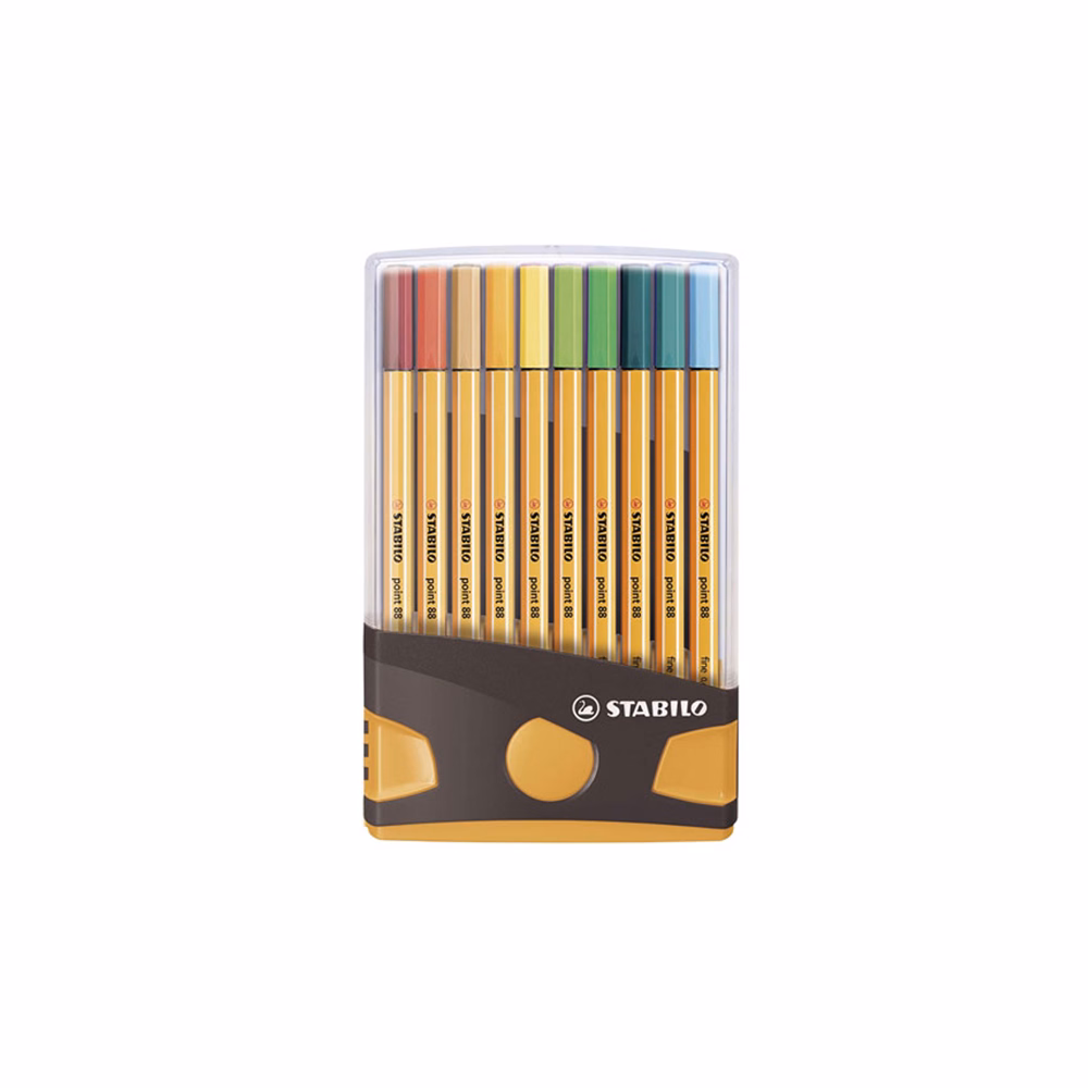 Tűfilc STABILO Point 88 colorparade szürke-sárga 20 darabos