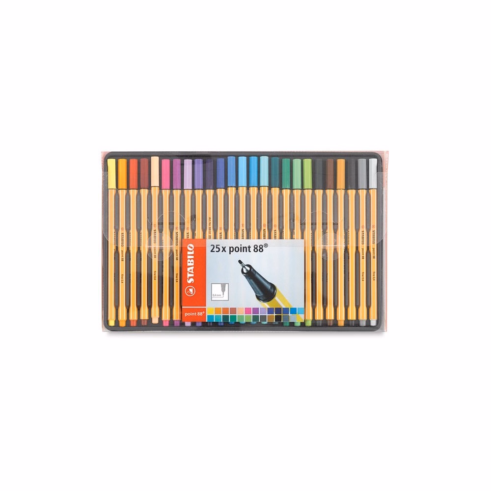 Tűfilc STABILO Point 88 dobozos 25 darabos