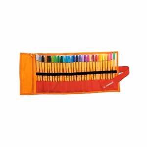 Tűfilc STABILO Point 88 rollerset 30 darabos készlet