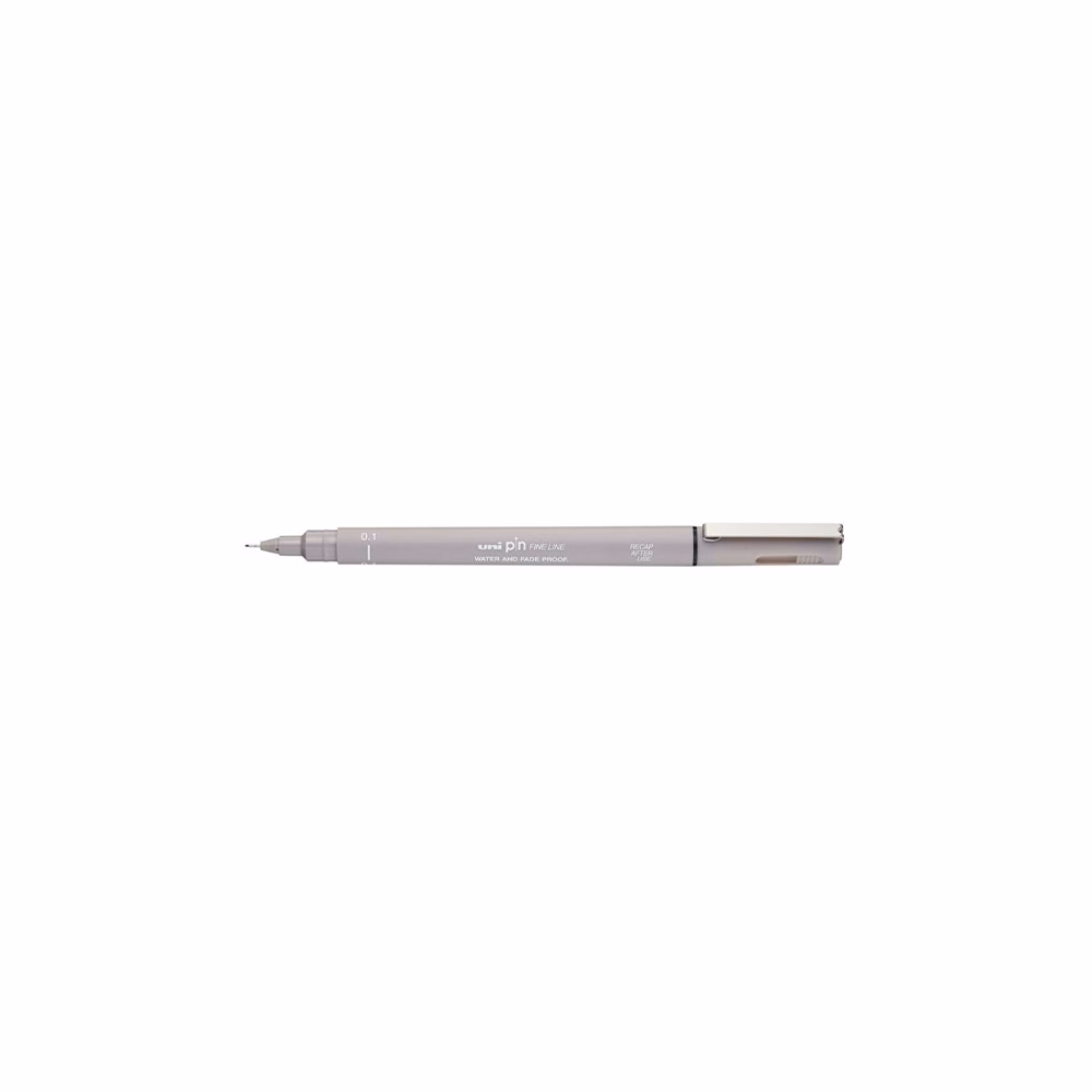Tűfilc UNI Pin 0,1 mm világosszürke