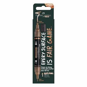 Tükörmarker FABER-CASTELL kétvégű réz
