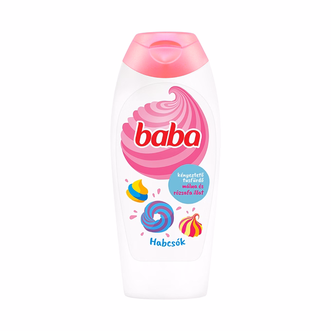 Tusfürdő BABA Málna és rózsafa illat 750ml