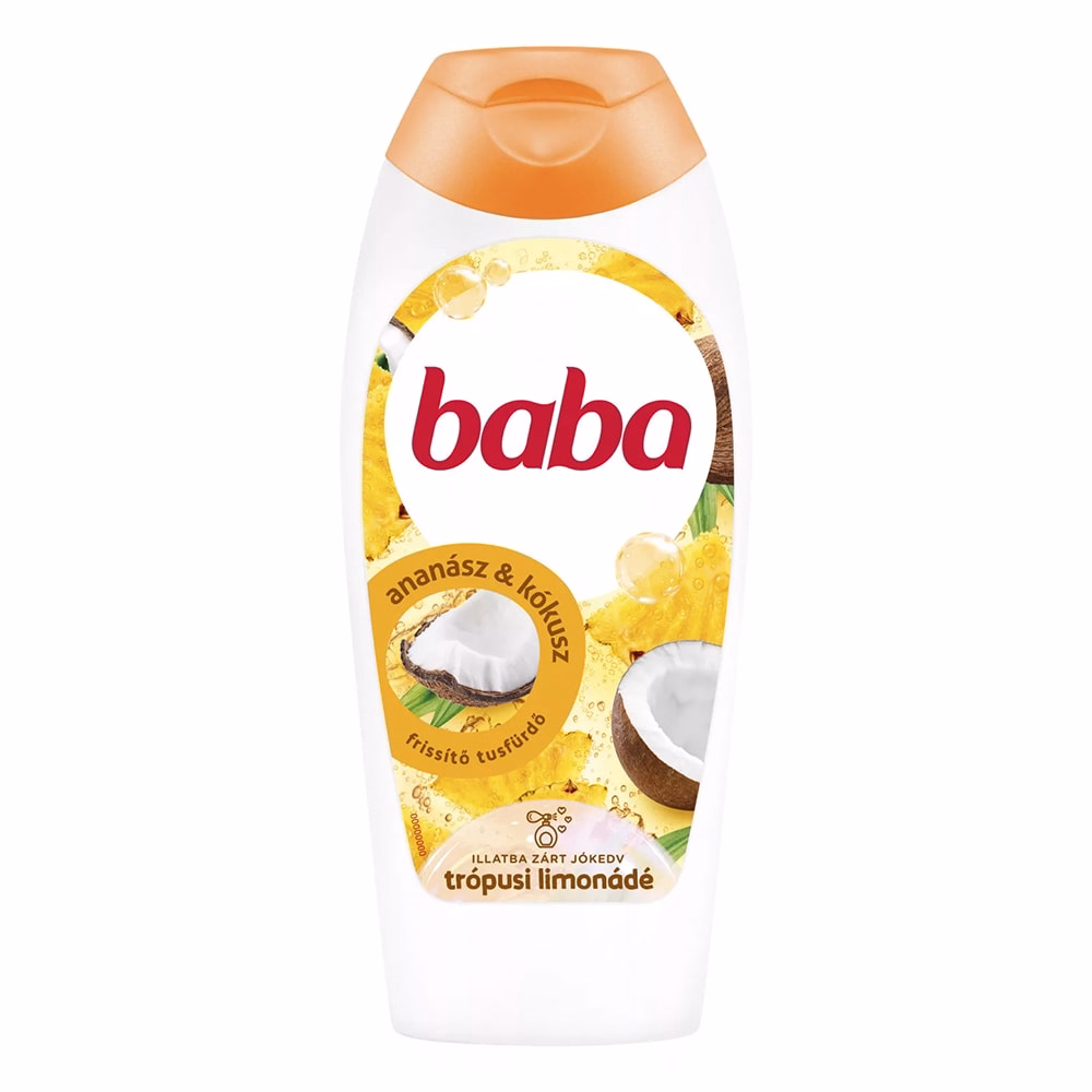 Tusfürdő BABA Trópusi limonádé kókusz és ananász 400ml