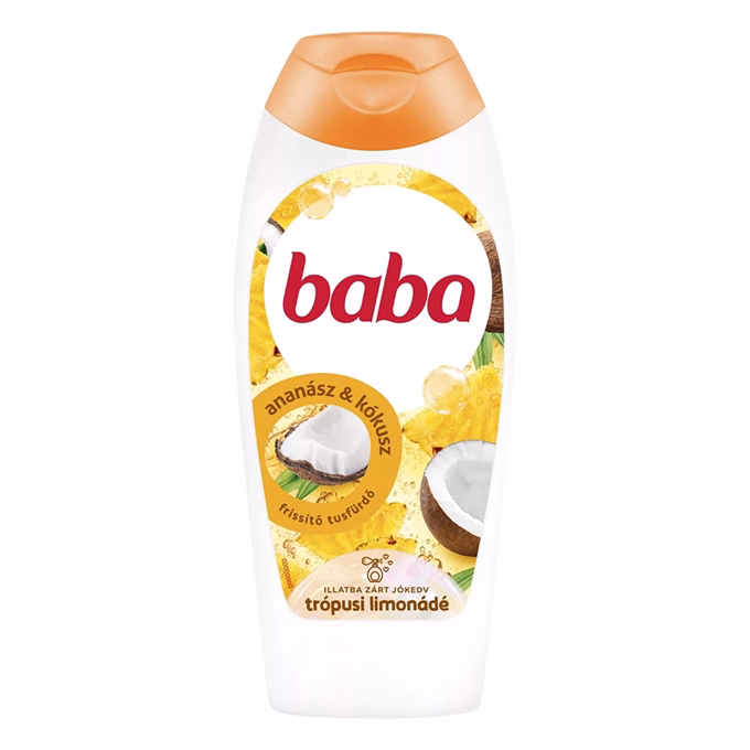 Tusfürdő BABA Trópusi limonádé kókusz és ananász 400ml
