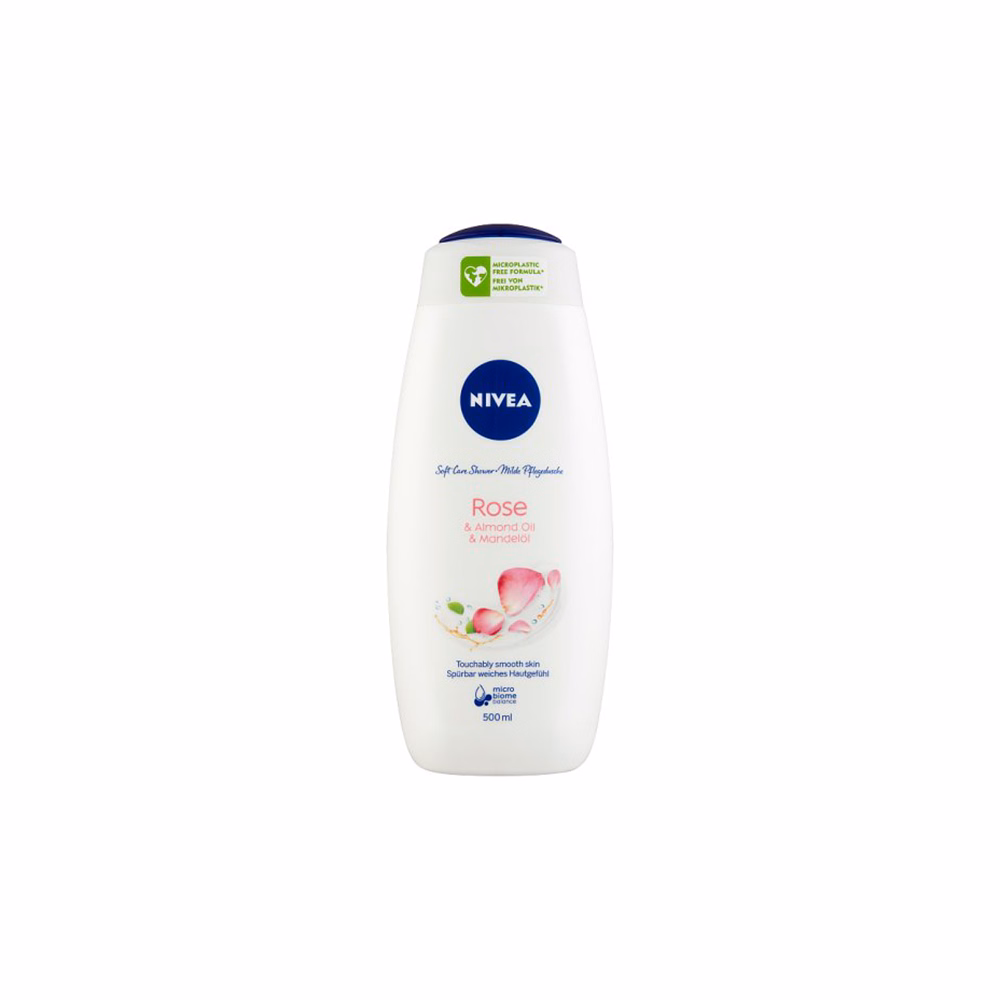 Tusfürdő NIVEA Rose & Almond Oil 500 ml
