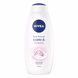 Tusfürdő NIVEA care & roses 250 ml