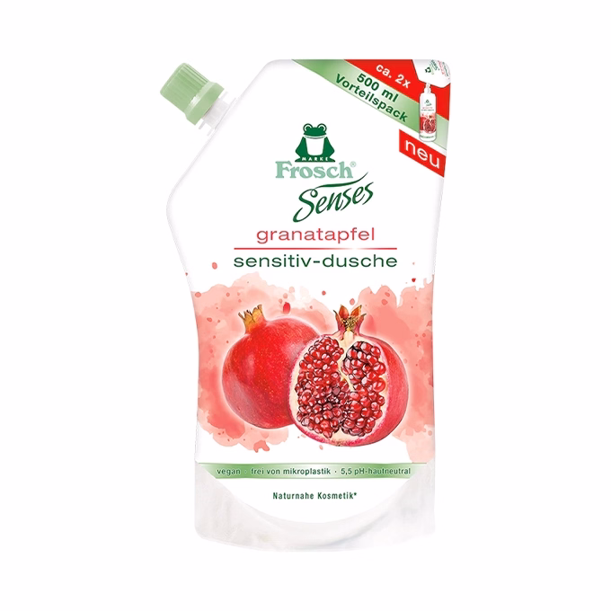 Tusfürdő utántöltő FROSCH gránátalma 500 ml Tusfürdő utántöltő FROSCH gránátalma 500 ml