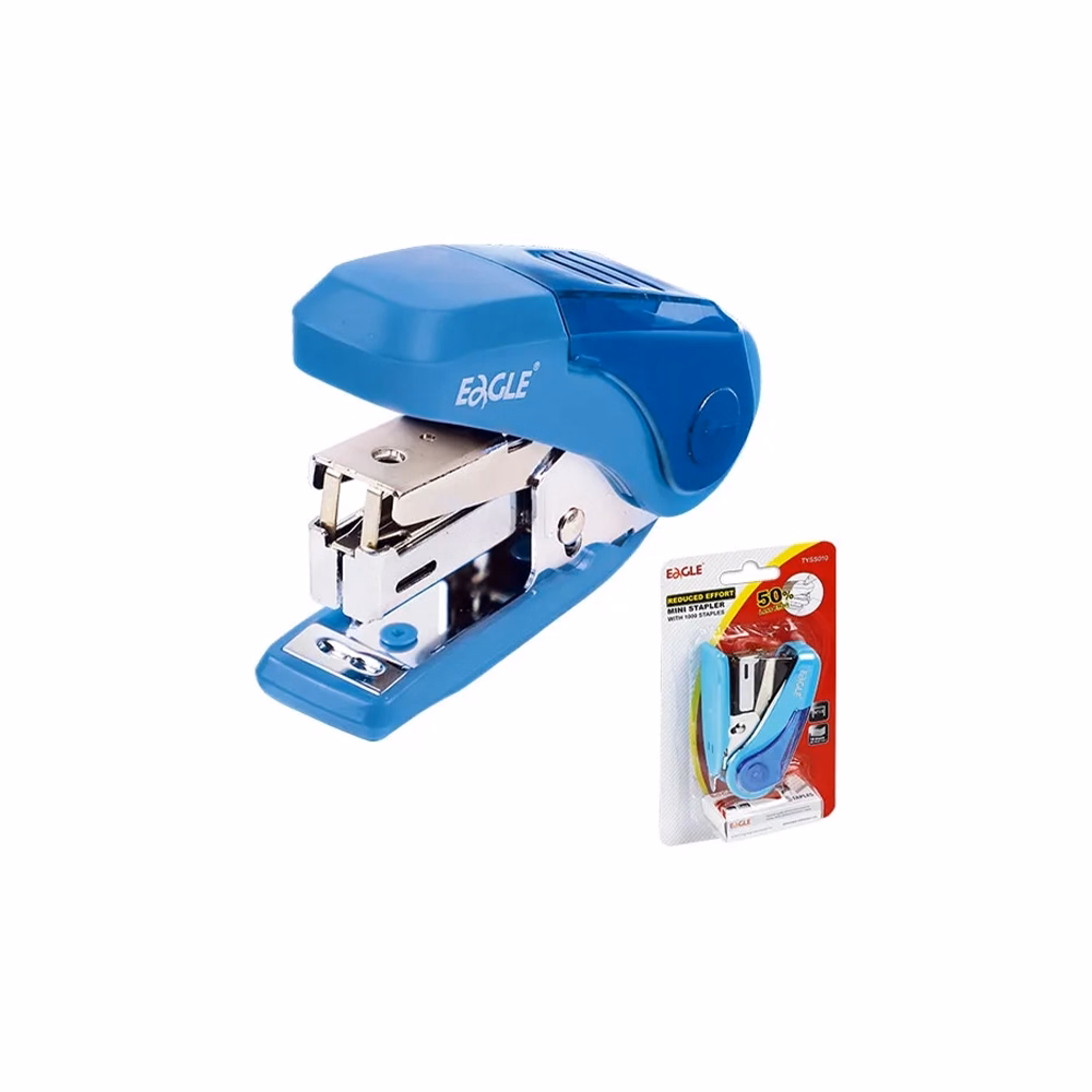 Tűzőgép EAGLE TYSS010 mini asztali 16 lap No 10 kék