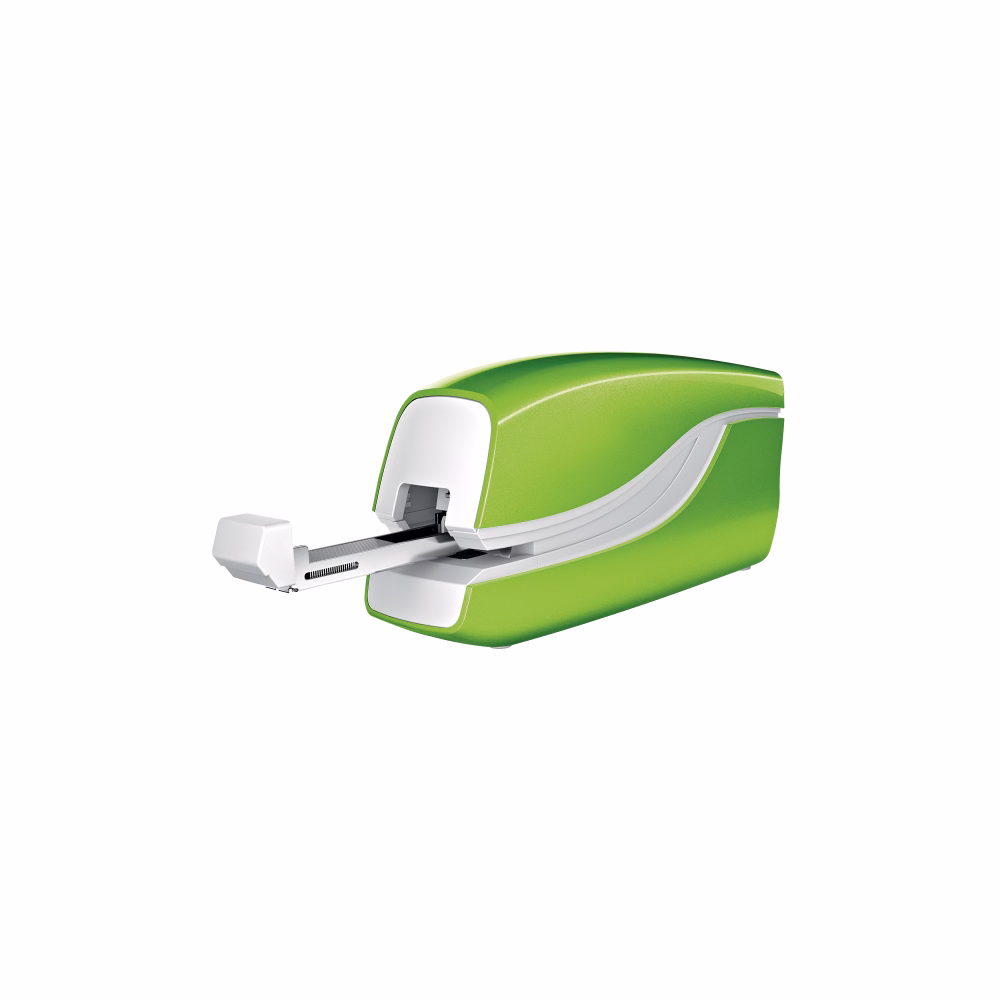Tűzőgép LEITZ Wow 5566 elektromos asztali 10 lap No.10 zöld
